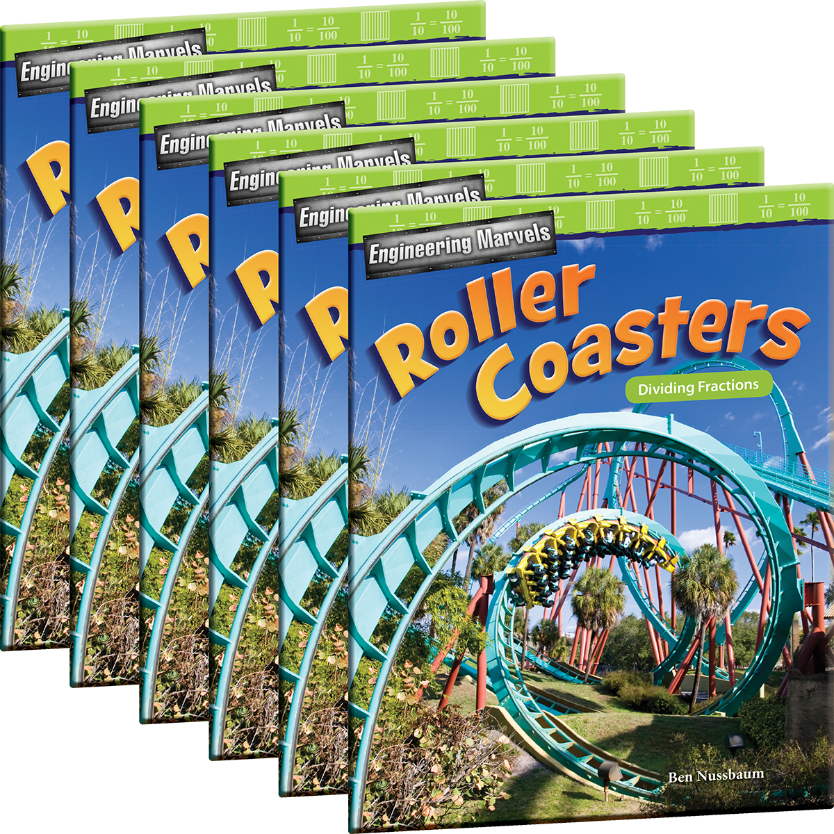 Engineering Marvels: Roller Coasters: Dividing Fractions 6-Pack