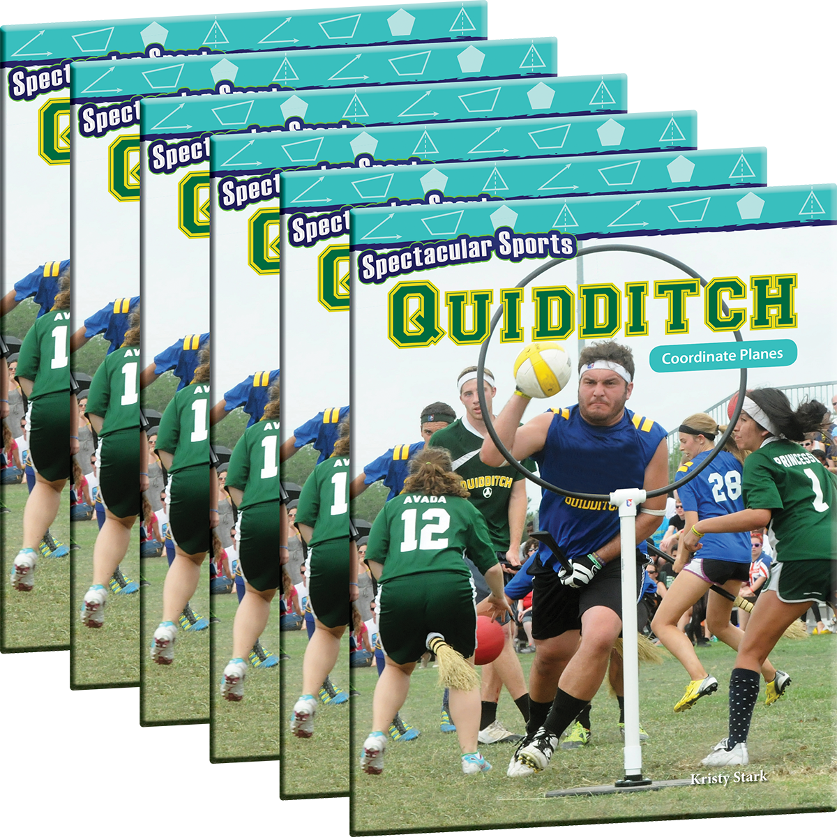 Spectacular Sports: Quidditch: Coordinate Planes 6-Pack