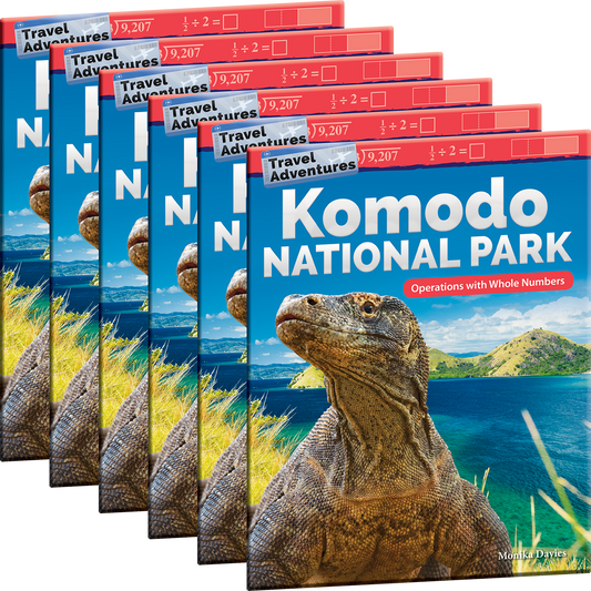 Travel Adventures: Komodo National Park: Operations with Whole Numbers 6-Pack