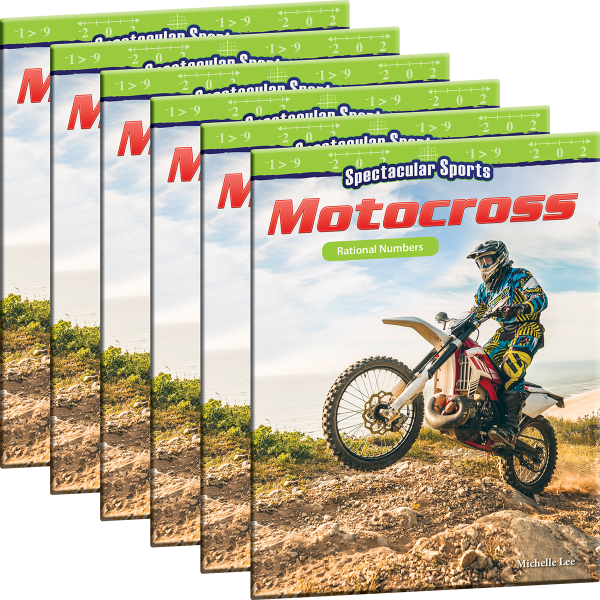 Spectacular Sports: Motocross: Rational Numbers 6-Pack