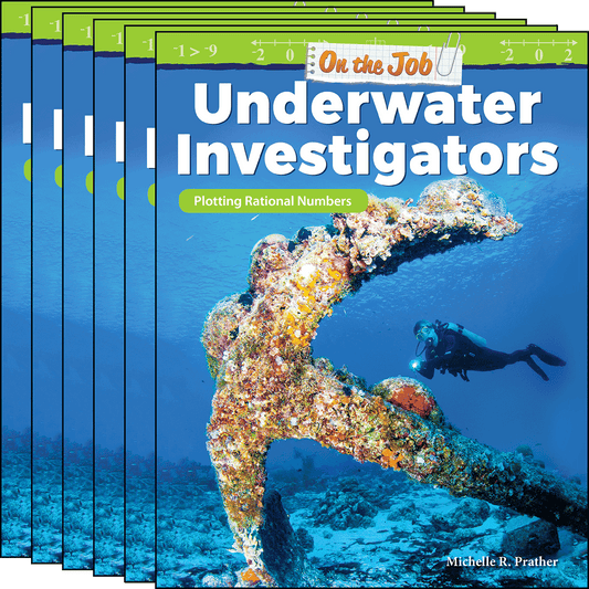 On the Job: Underwater Investigators: Plotting Rational Numbers 6-Pack