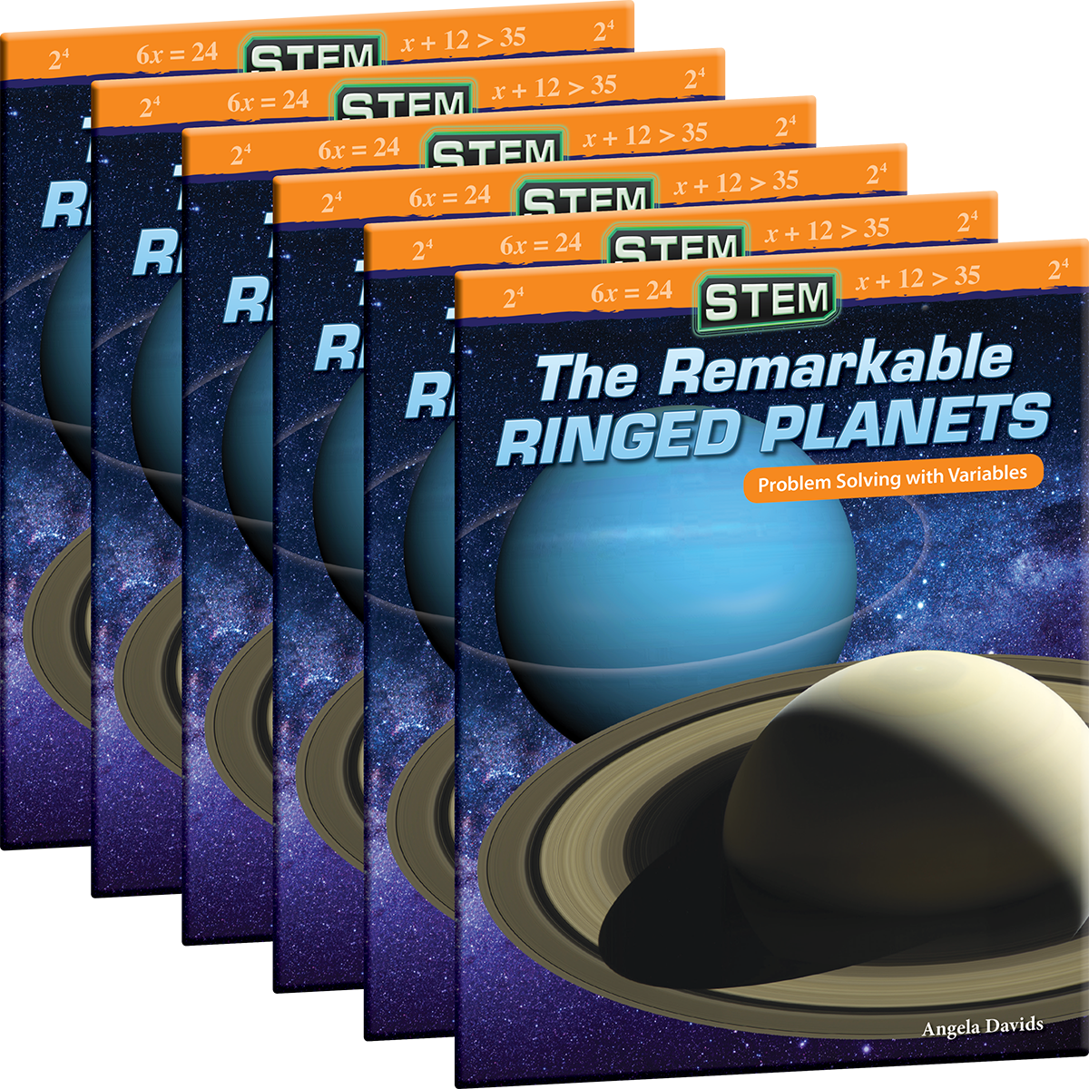 STEM: The Remarkable Ringed Planets: Problem Solving with Variables 6-Pack