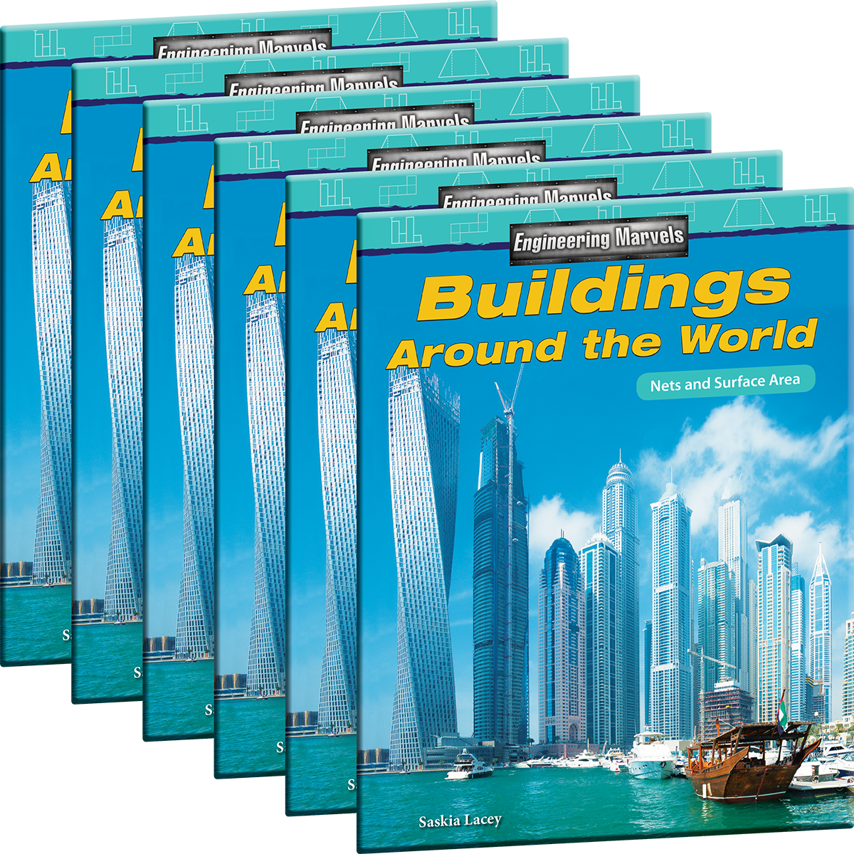 Engineering Marvels: Buildings Around the World: Nets and Surface Area 6-Pack