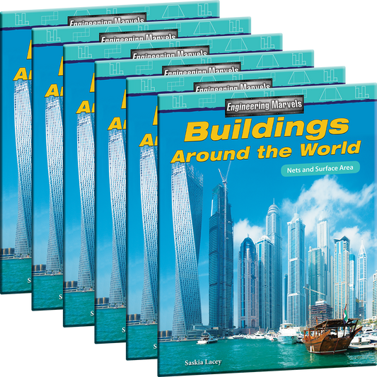 Engineering Marvels: Buildings Around the World: Nets and Surface Area 6-Pack