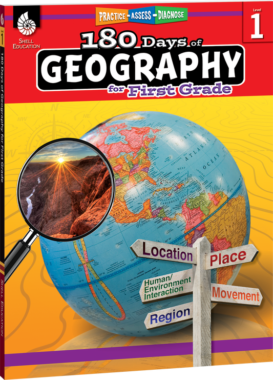 180 Days™: Geography for First Grade