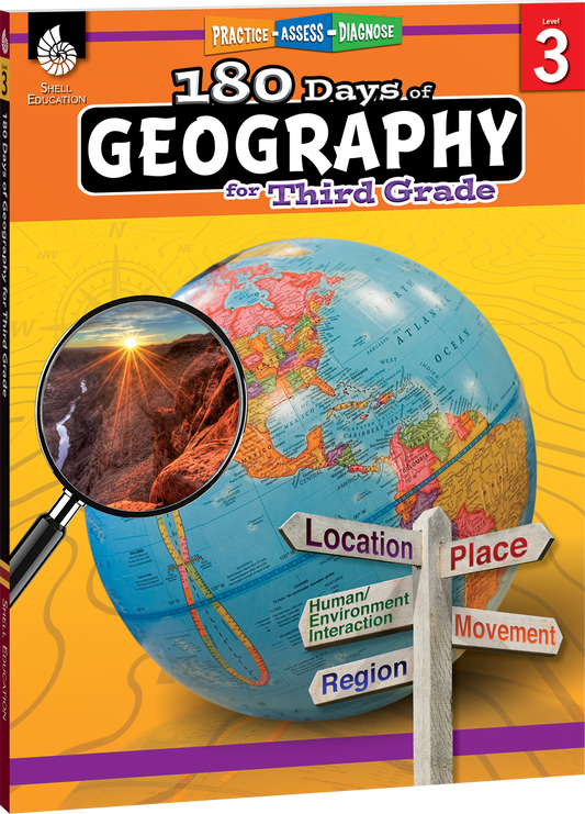 180 Days™: Geography for Third Grade