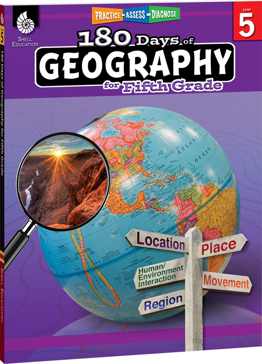 180 Days™: Geography for Fifth Grade