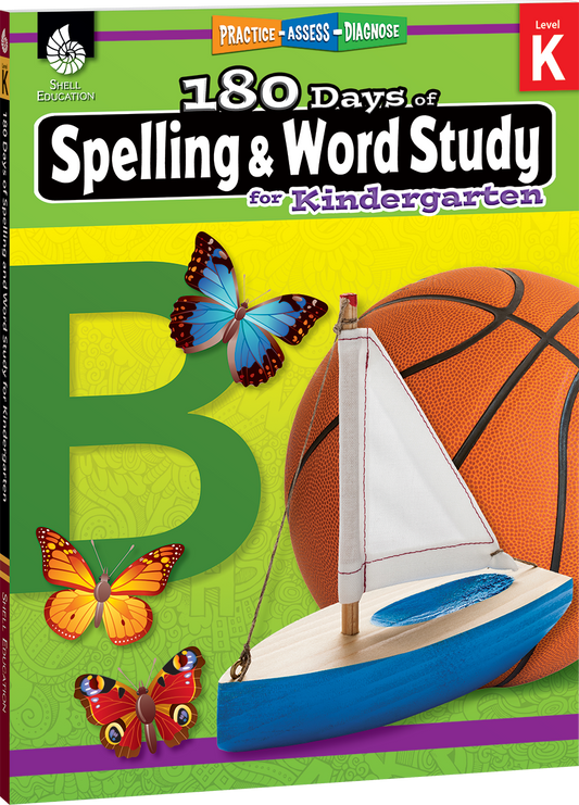180 Days™: Spelling and Word Study for Kindergarten