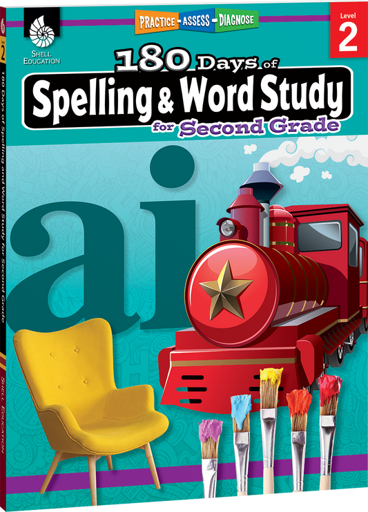 180 Days™: Spelling and Word Study for Second Grade