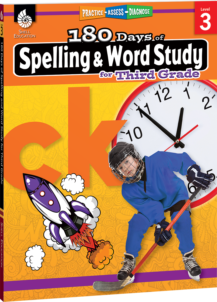 180 Days™: Spelling and Word Study for Third Grade