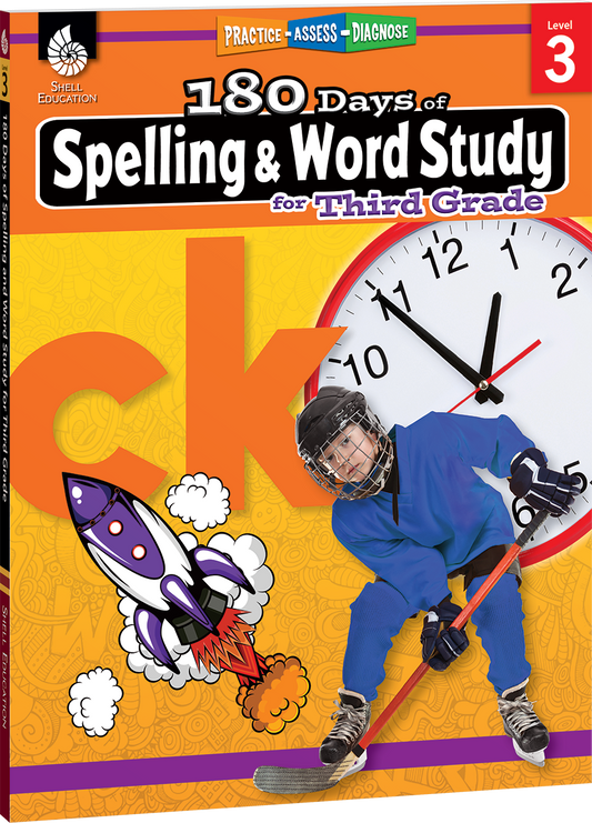 180 Days™: Spelling and Word Study for Third Grade