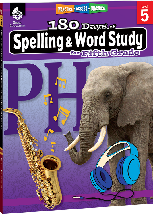 180 Days™: Spelling and Word Study for Fifth Grade