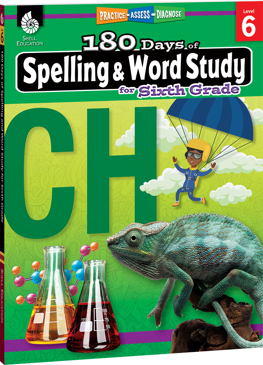 180 Days™: Spelling and Word Study for Sixth Grade