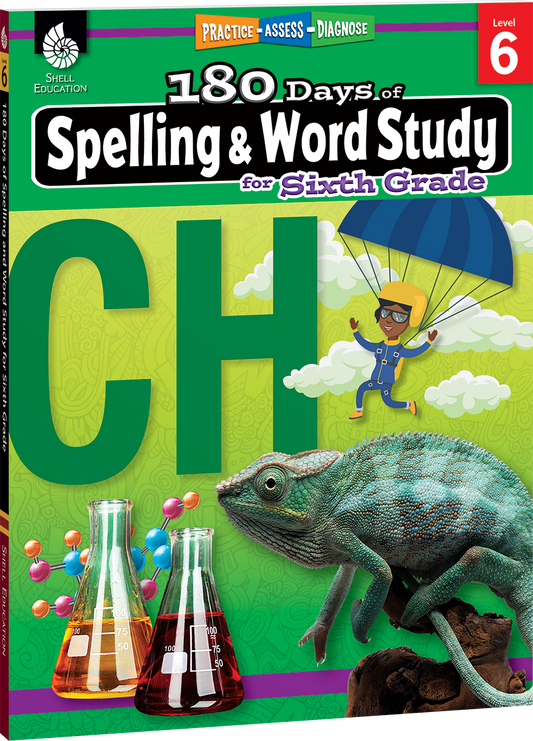 180 Days™: Spelling and Word Study for Sixth Grade