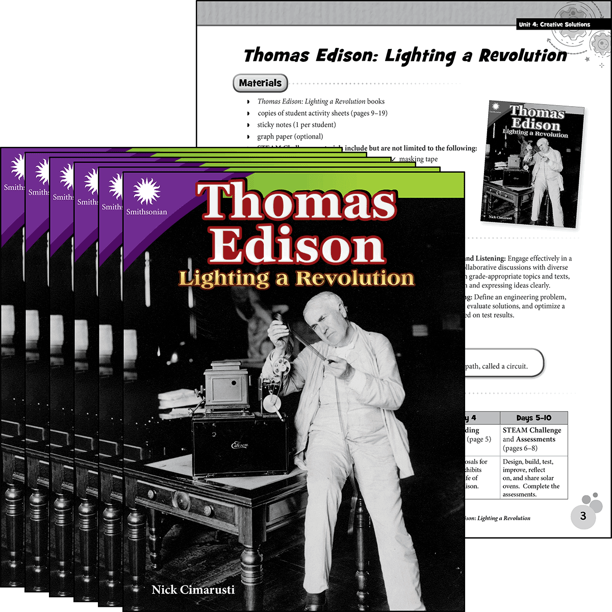 Thomas Edison: Lighting a Revolution 6-Pack