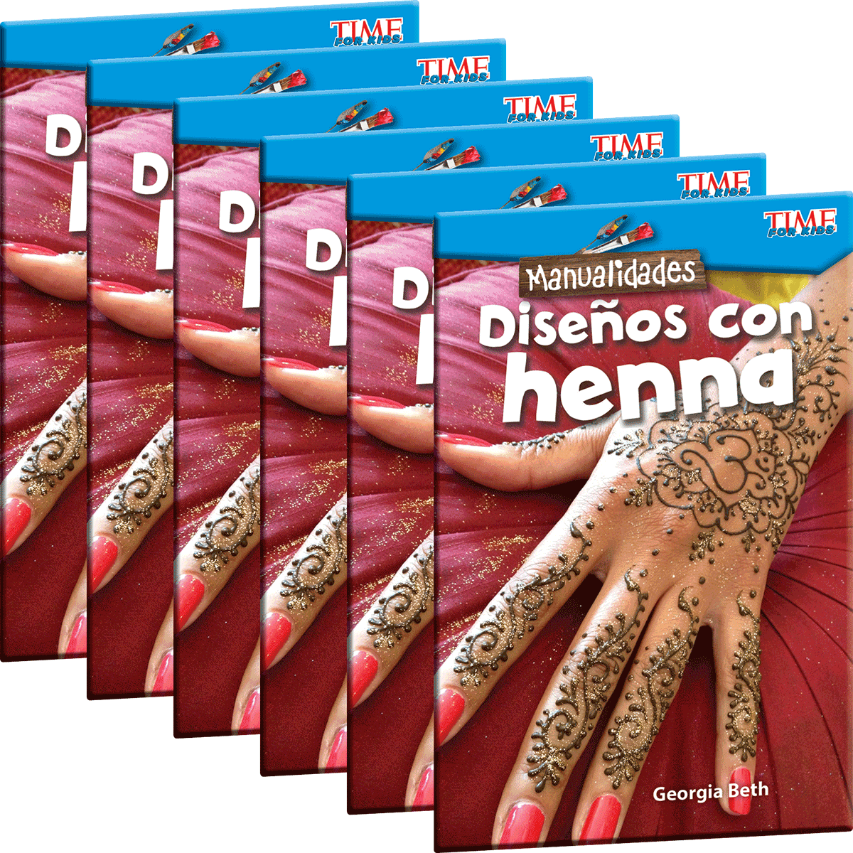 Manualidades: Diseños con alheña 6-Pack