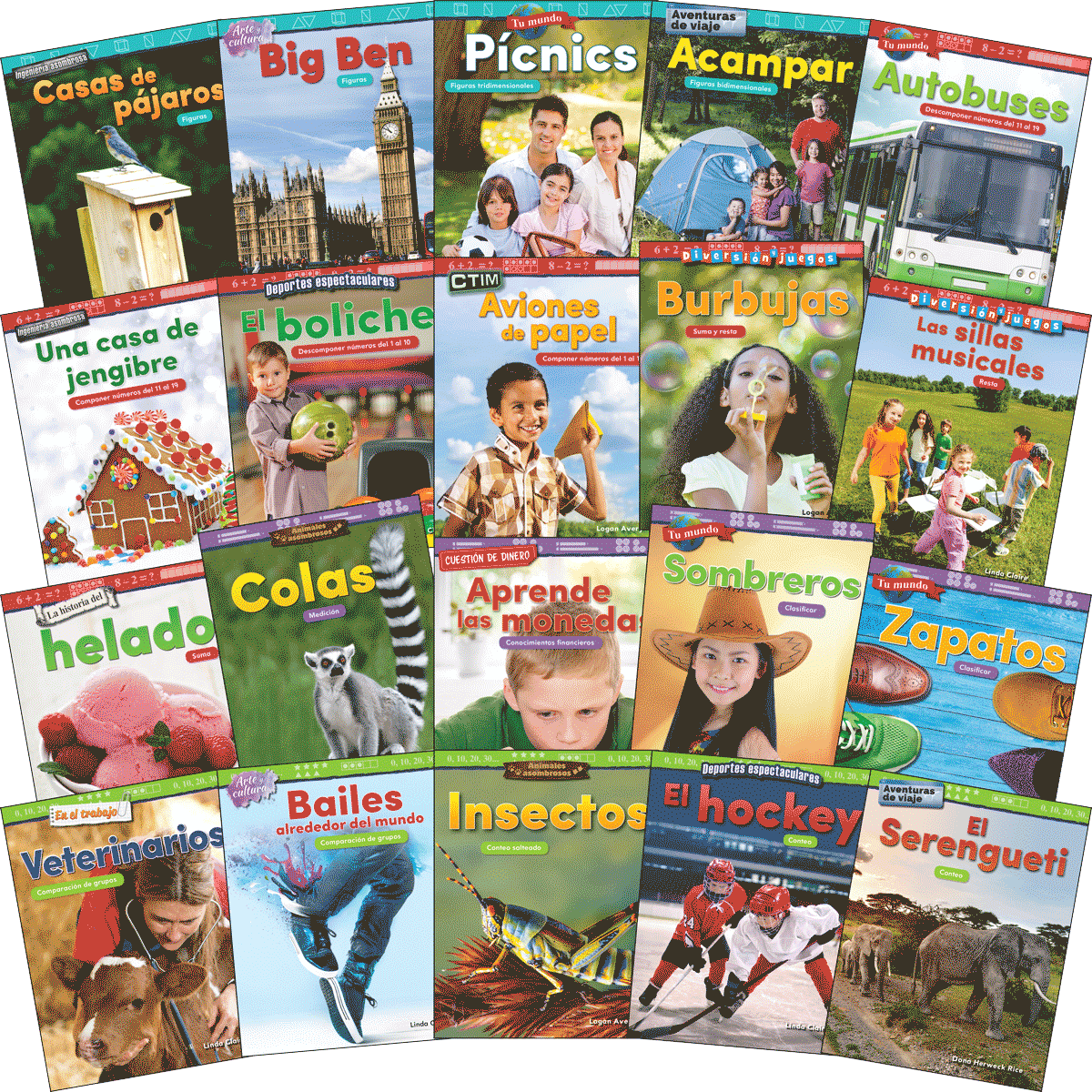 Mathematics Readers: Kindergarten  Add-on Pack (Spanish)