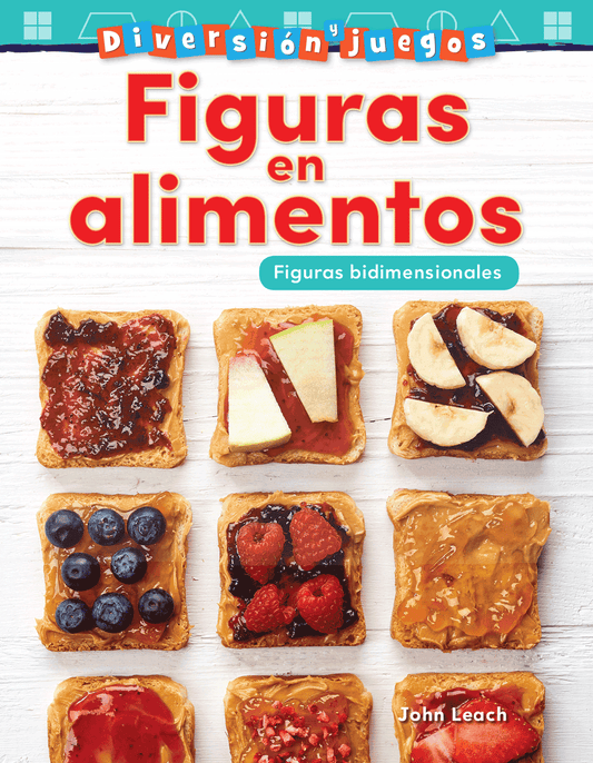 Diversión y juegos: Figuras en alimentos: Figuras bidimensionales