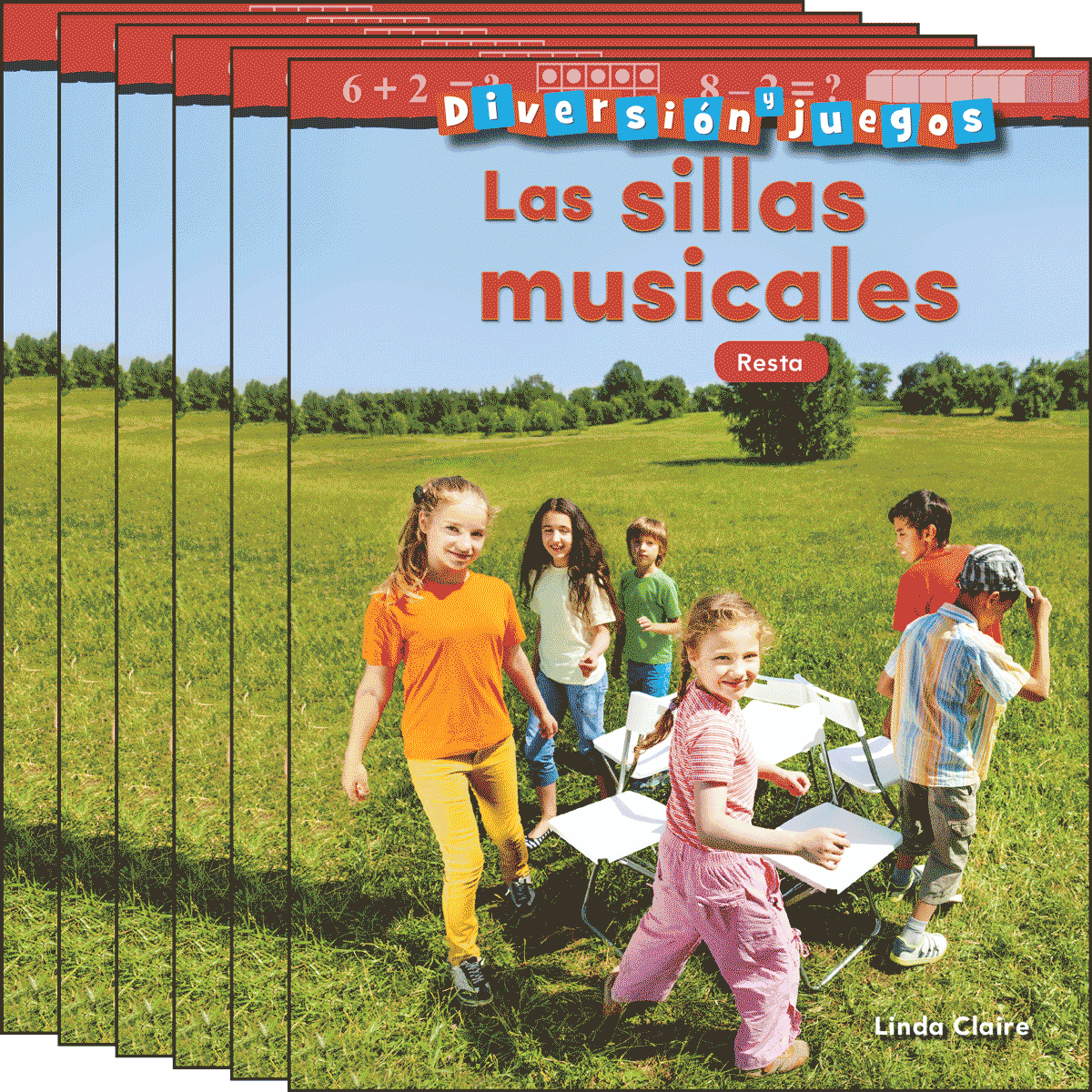 Diversión y juegos: Las sillas musicales: Resta 6-Pack