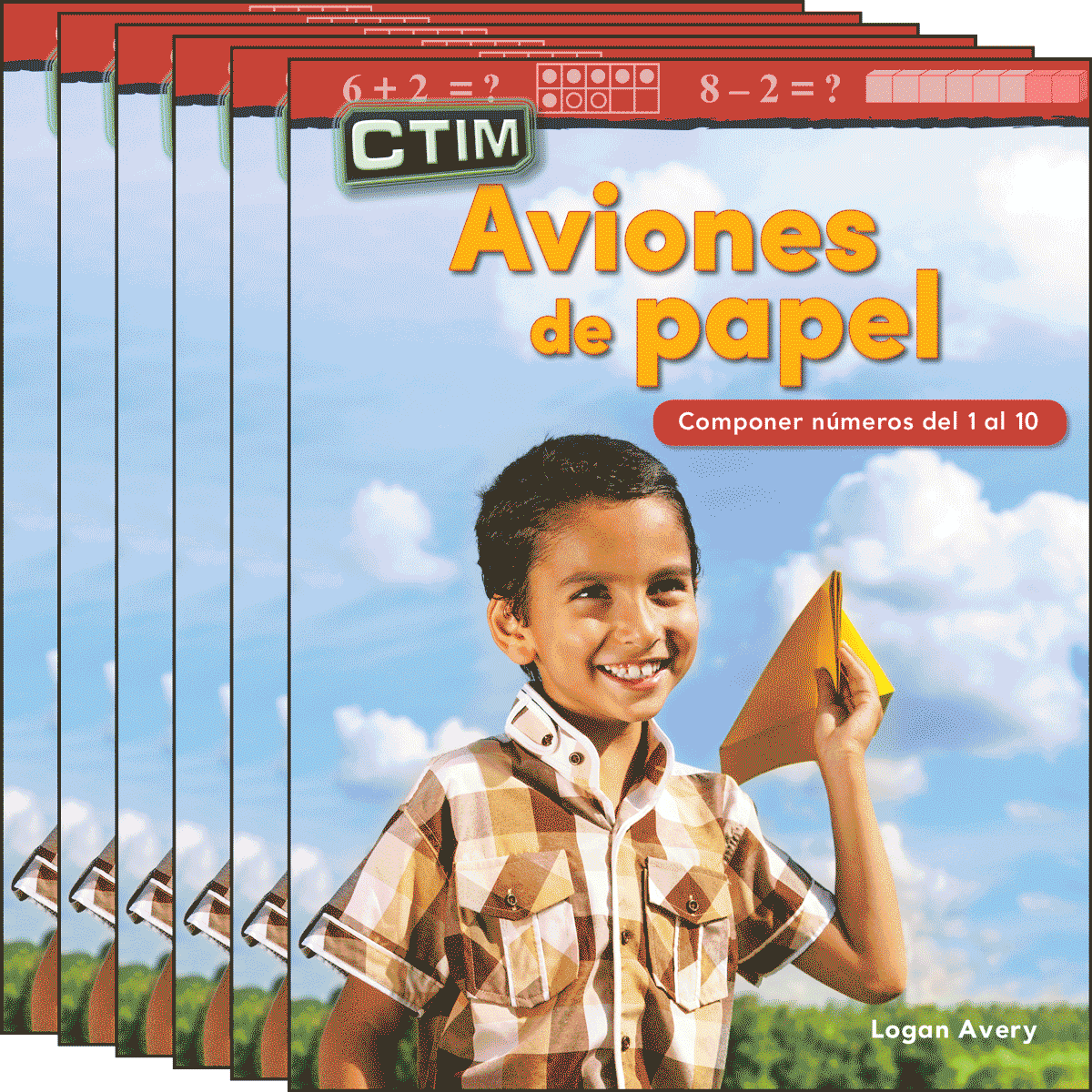 CTIM: Aviones de papel: Componer números del 1 al 10 6-Pack