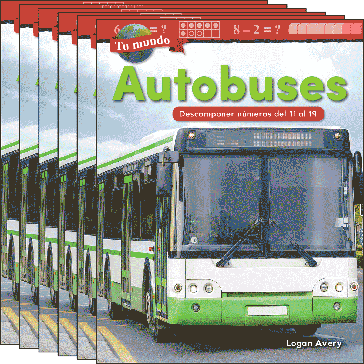Tu mundo: Autobuses: Descomponer números del 11 al 19 6-Pack