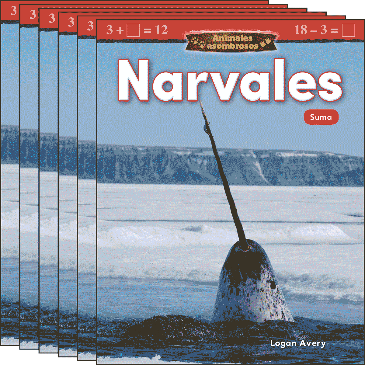 Animales asombrosos: Narvales: Suma 6-Pack