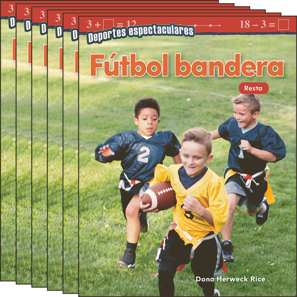 Deportes espectaculares: Fútbol bandera: Resta 6-Pack