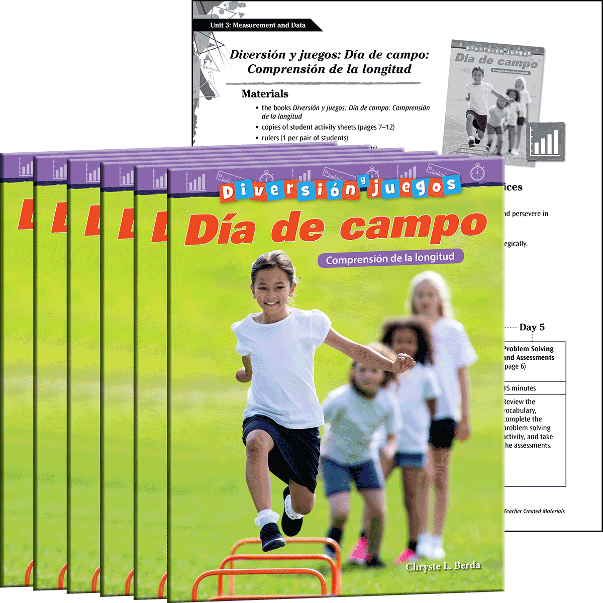 Diversión y juegos: Día de campo: Comprensión de la longitud 6-Pack