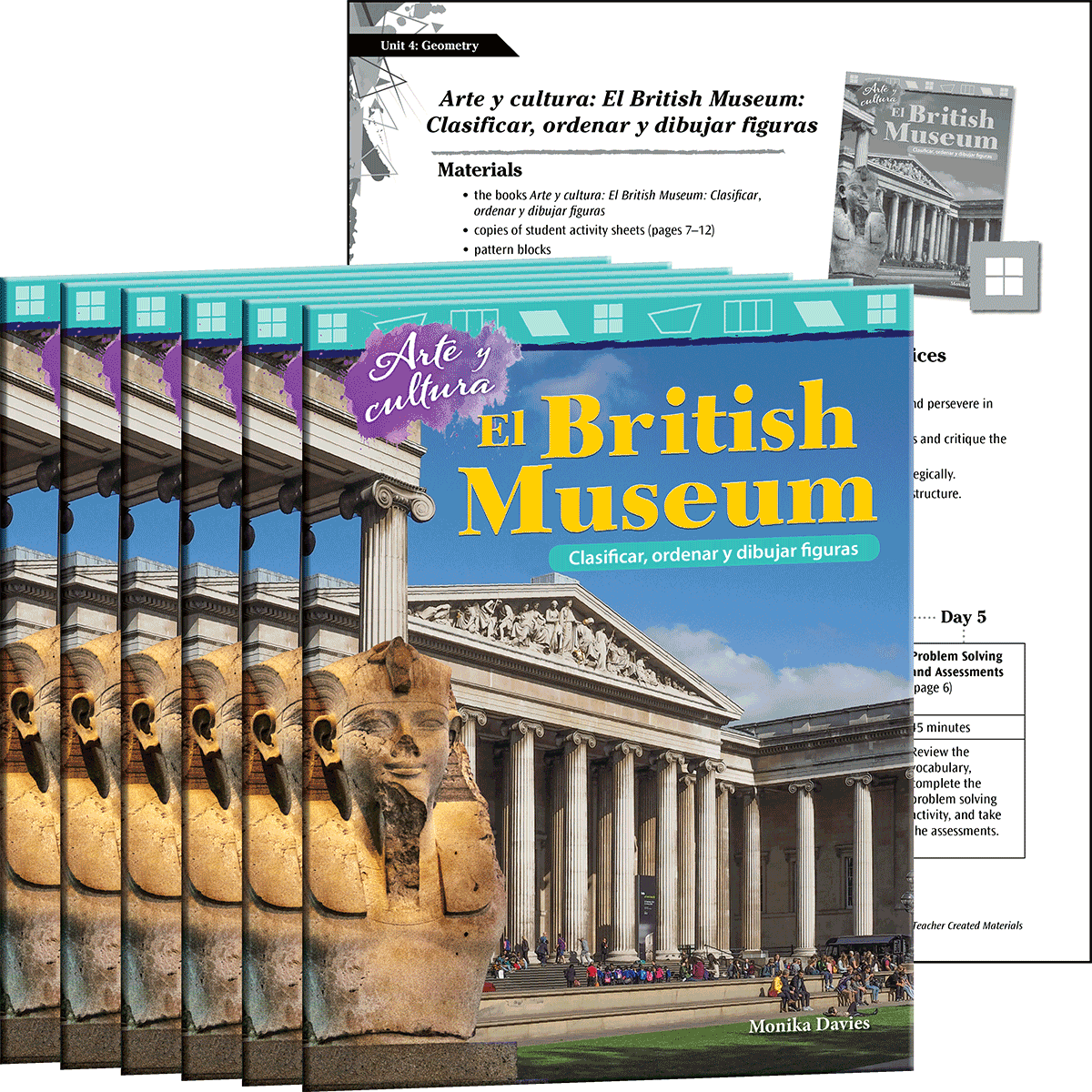 Arte y cultura: El British Museum: Clasificar, ordenar y dibujar figuras 6-Pack