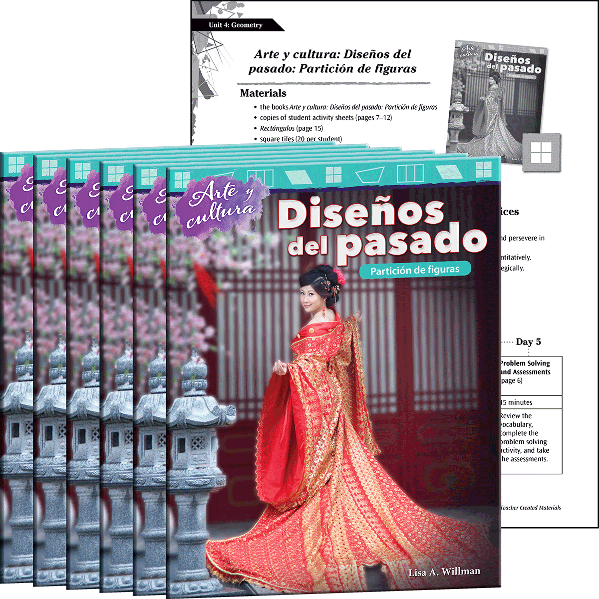 Arte y cultura: Diseños del pasado: Partición de figuras 6-Pack