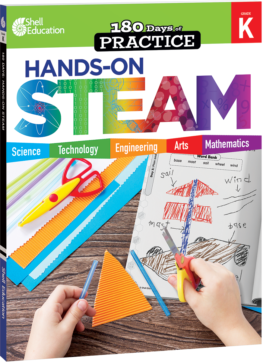 180 Days™: Hands-On STEAM for Grade K ebook