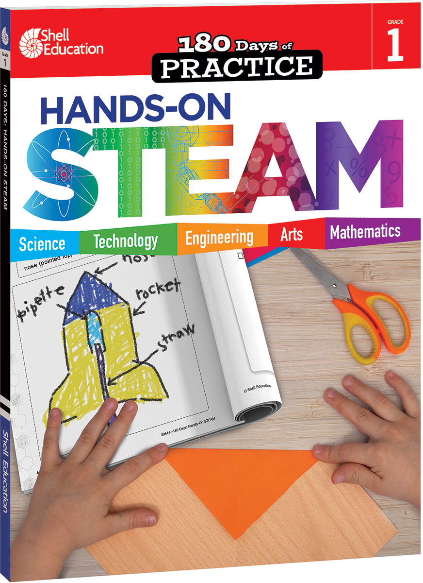 180 Days™: Hands-On STEAM for Grade 1 ebook