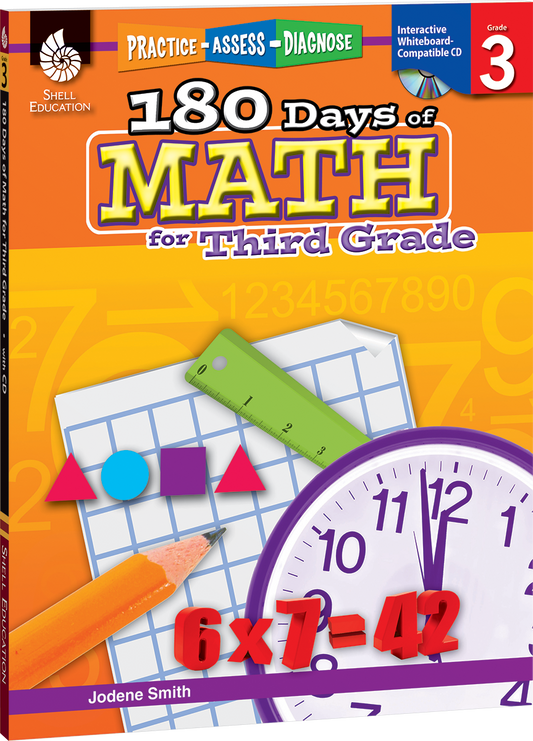 180 Days™: Math for Third Grade
