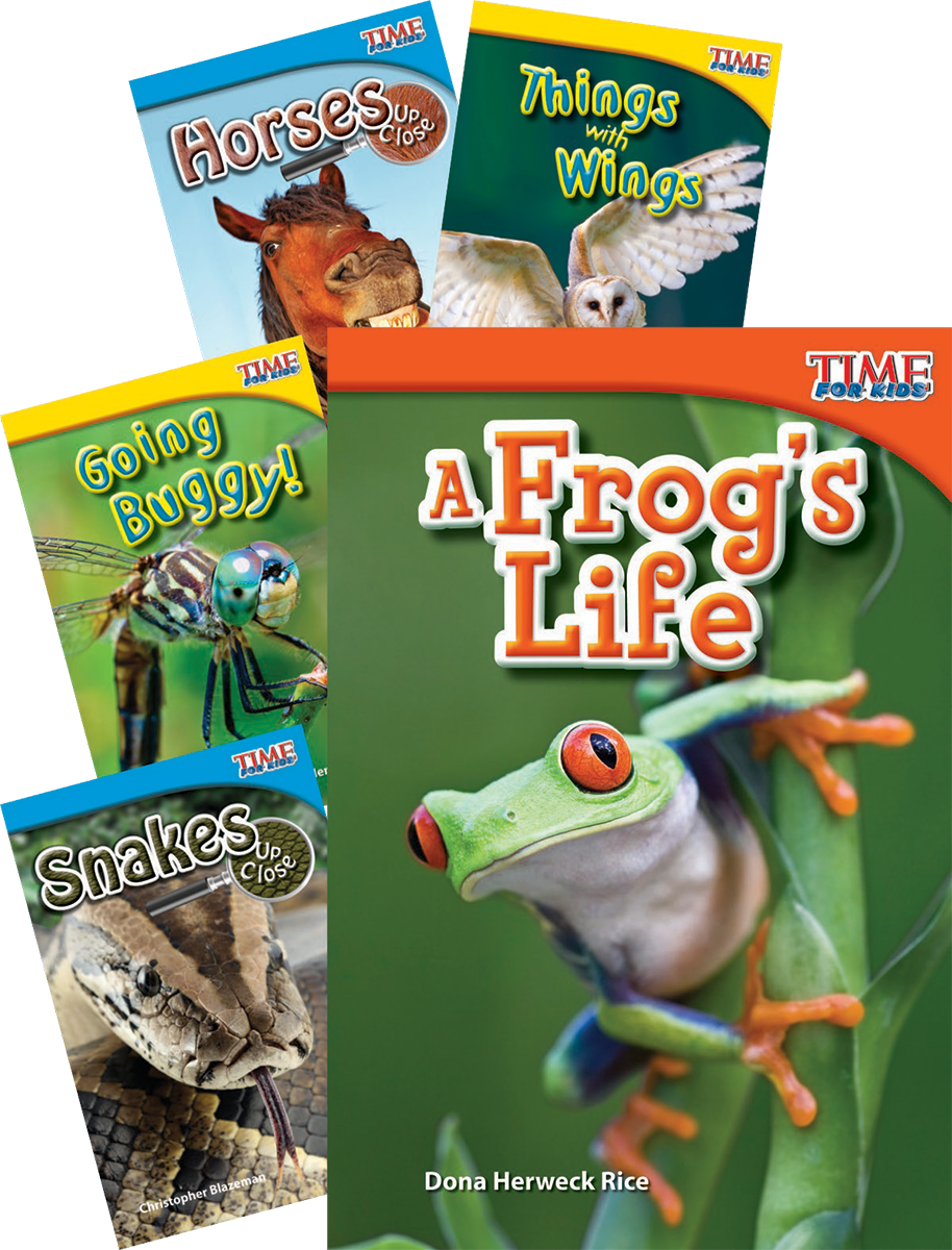 Museum Tour Time for Kids Animals 5-book Set, Grade 1-2