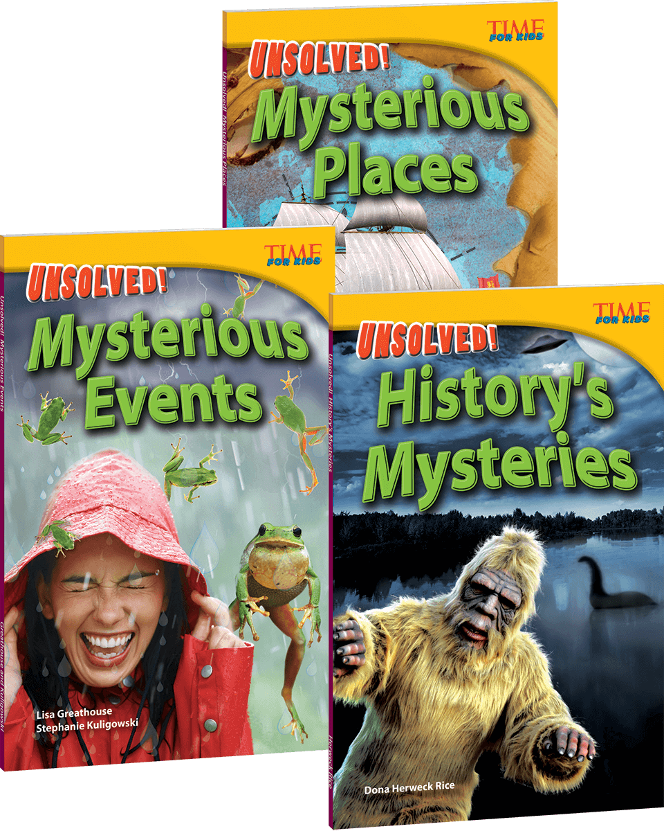 TIME FOR KIDS® Nonfiction Readers Unsolved Mysteries Set of 3