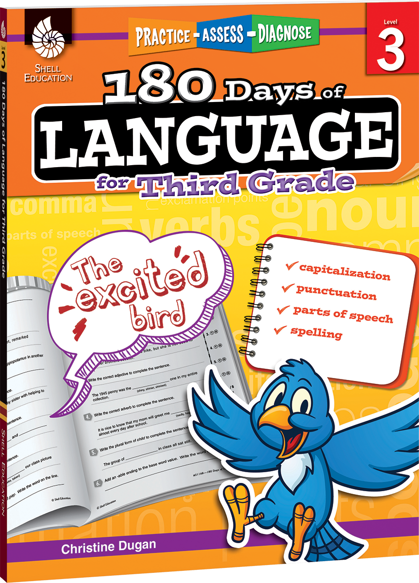 180 Days™: Language for Third Grade