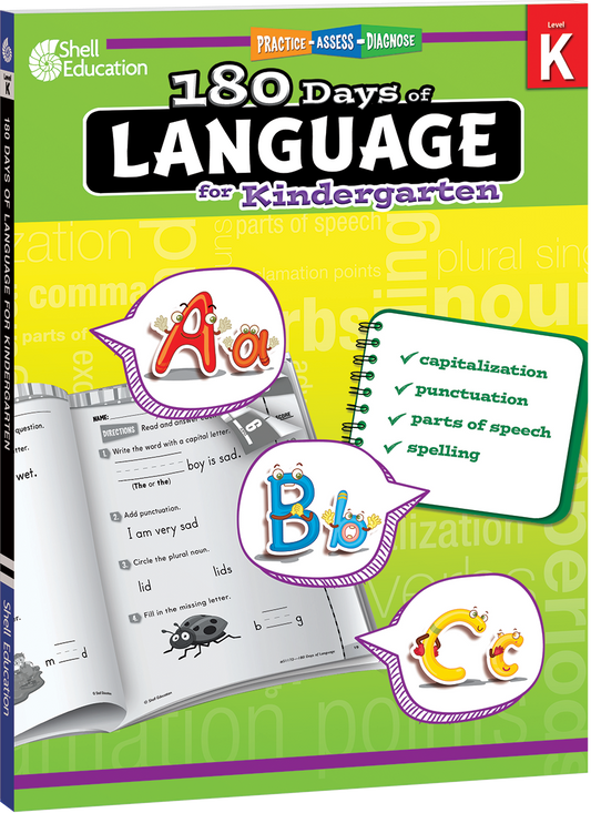180 Days®: Language for Kindergarten ebook