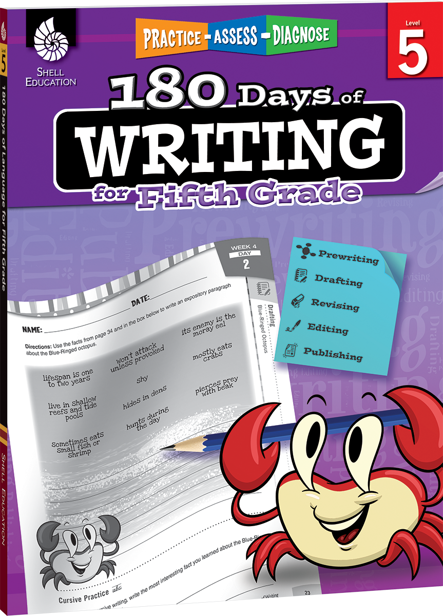 180 Days™: Writing for Fifth Grade