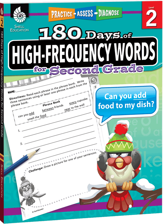 180 Days™: High-Frequency Words for Second Grade