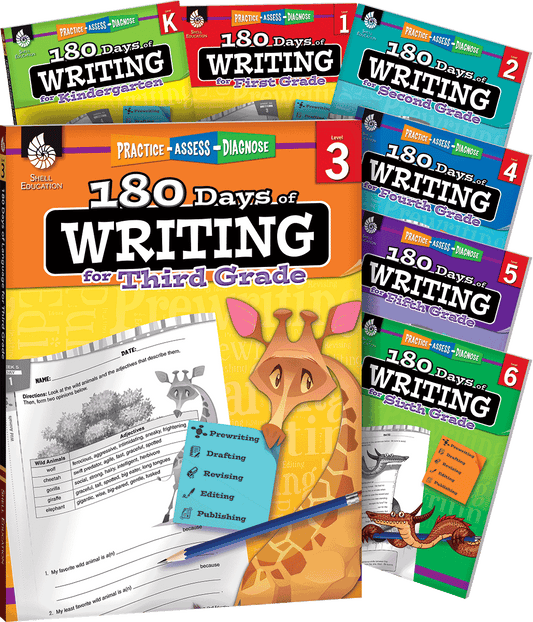 180 Days®: Writing for K-6, 7-Book Set