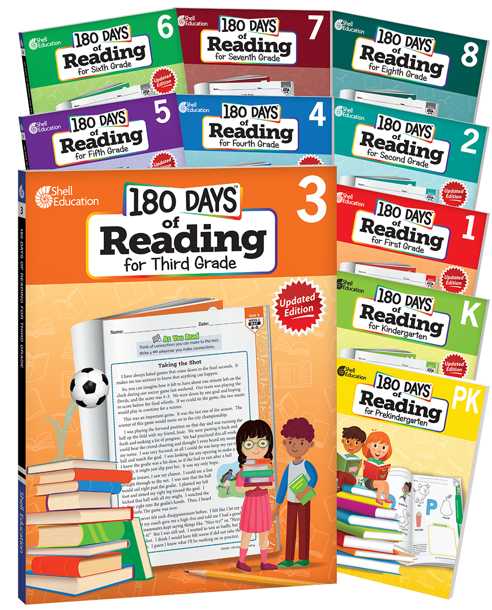 180 Days™: Reading 2nd Ed Complete 10-Book Set