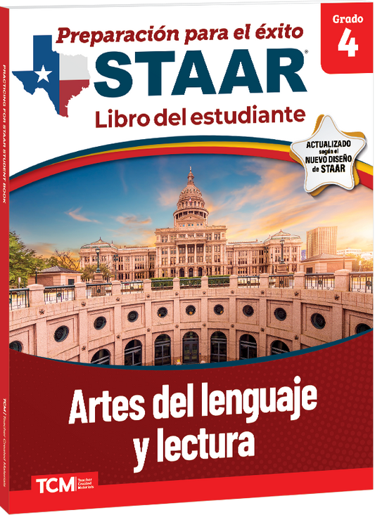 Preparación para el éxito: STAAR Artes del lenguaje y lectura Grado 4 Libro del estudiante