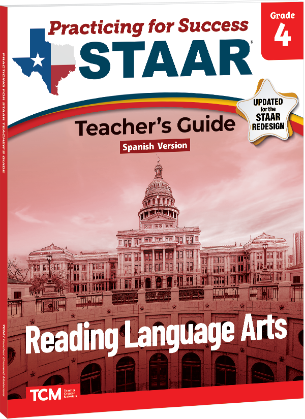 Practicing for Success: STAAR Reading Language Arts Grade 4 Teacher's Guide (Spanish Version)