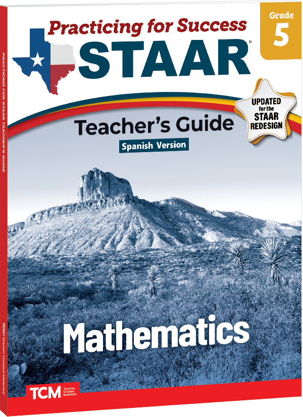 Practicing for Success: STAAR Mathematics Grade 5 Teacher's Guide (Spanish Version)