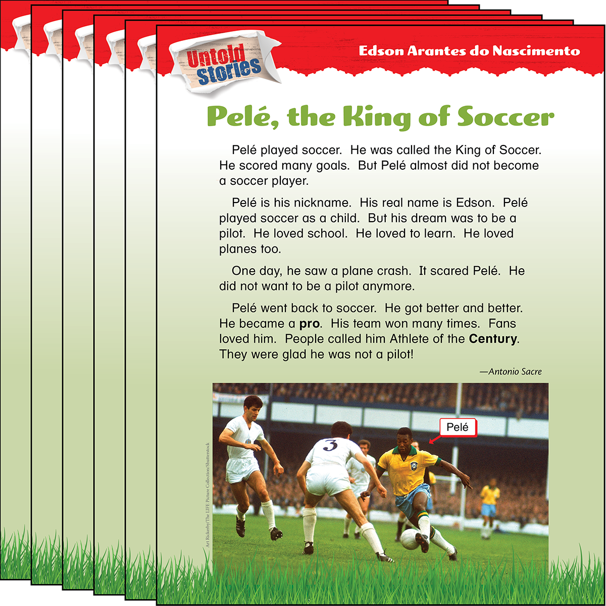 Edson Arantes do Nascimento: Pelé, the King of Soccer 6-Pack