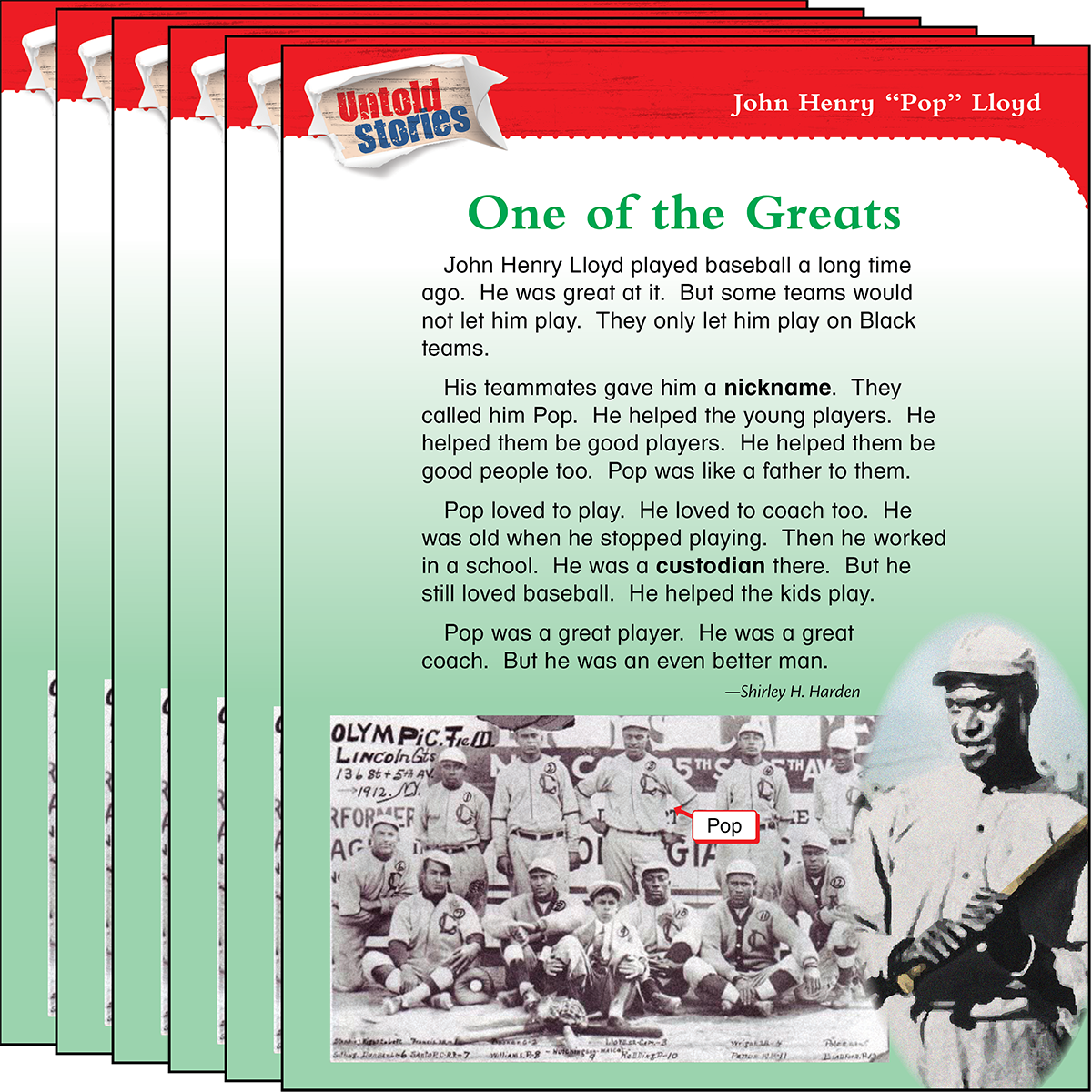 John Henry "Pop" Lloyd: One of the Greats 6-Pack