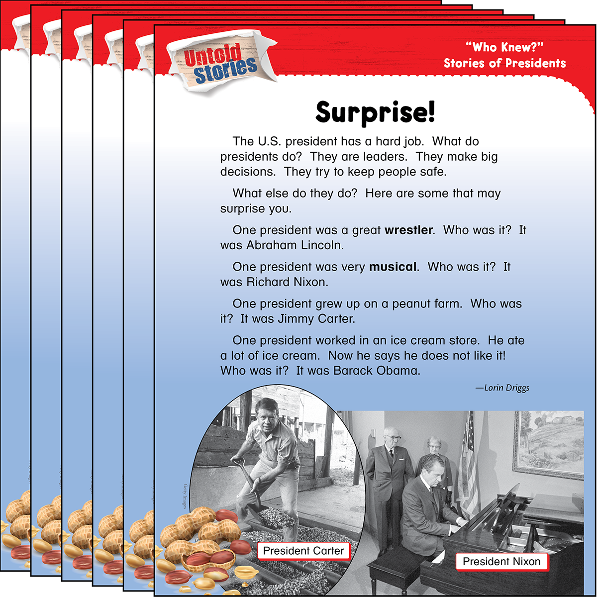 "Who Knew?" Stories of Presidents: Surprise! 6-Pack