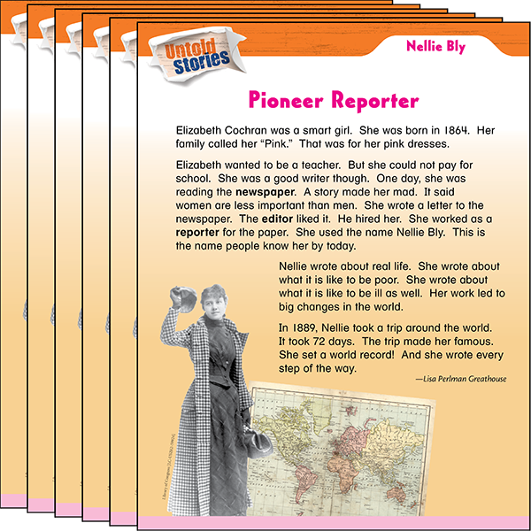 Nellie Bly: Pioneer Reporter 6-Pack