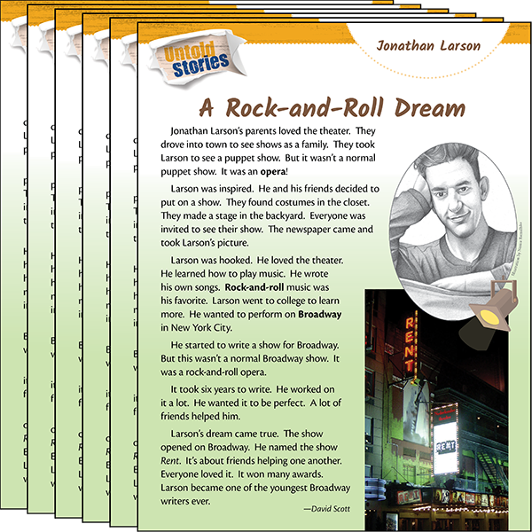 Jonathan Larson: A Rock-and-Roll Dream 6-Pack