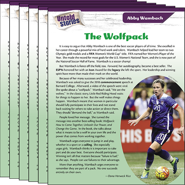 Abby Wambach: The Wolfpack 6-Pack